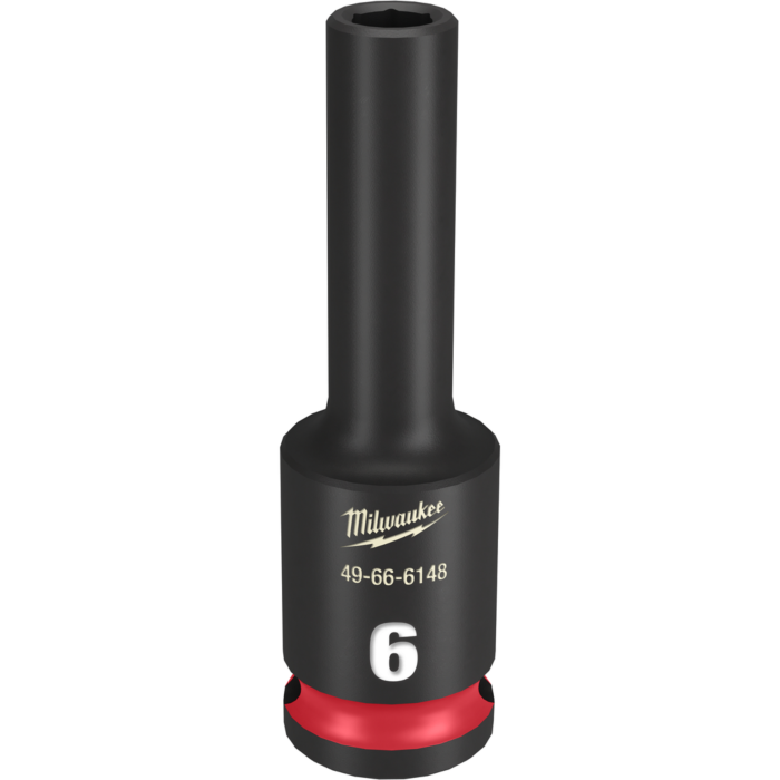Milwaukee SHOCKWAVE™ Impact Duty 3/8" Drive 6MM Deep 6 Point Socket