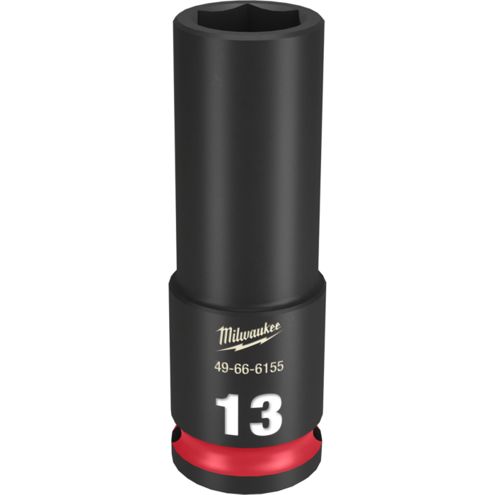 Milwaukee SHOCKWAVE™ Impact Duty 3/8" Drive 13MM Deep 6 Point Socket