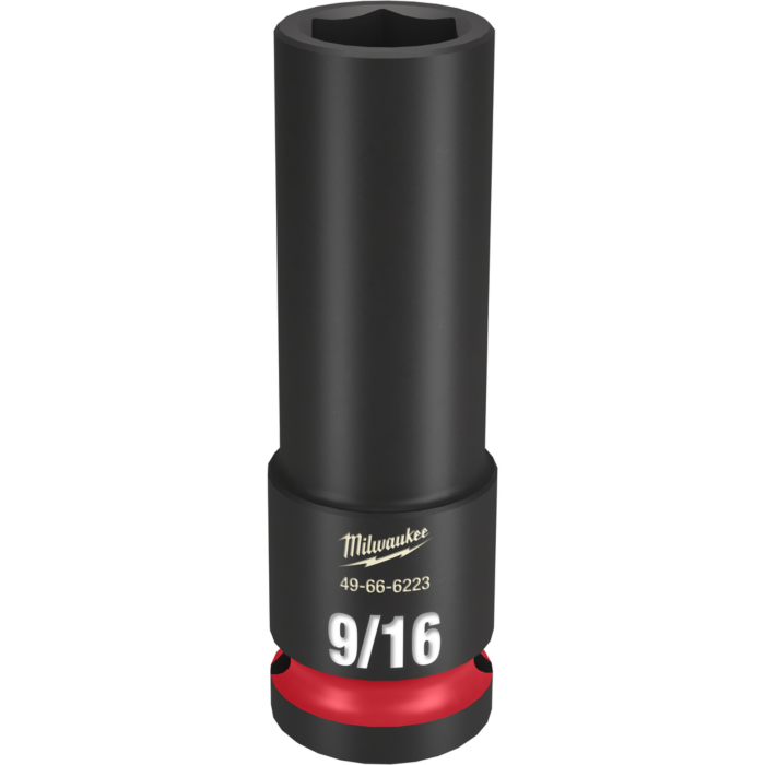 Milwaukee SHOCKWAVE™ Impact Duty 1/2" Drive 9/16" Deep 6 Point Socket