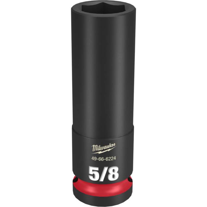 Milwaukee SHOCKWAVE™ Impact Duty 1/2" Drive 5/8" Deep 6 Point Socket