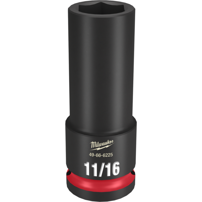 Milwaukee SHOCKWAVE™ Impact Duty 1/2" Drive 11/16" Deep 6 Point Socket