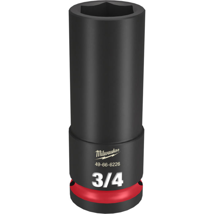 Milwaukee SHOCKWAVE™ Impact Duty 1/2" Drive 3/4" Deep 6 Point Socket