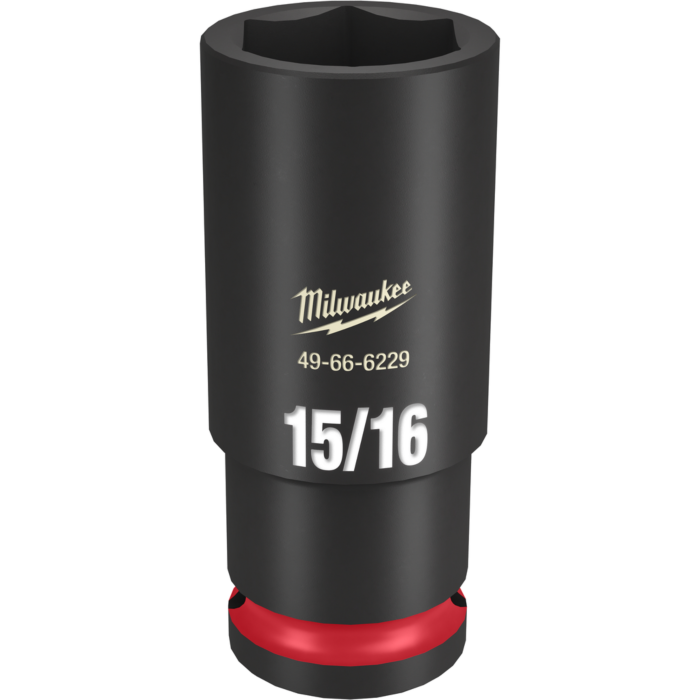 Milwaukee SHOCKWAVE™ Impact Duty 1/2" Drive 15/16" Deep 6 Point Socket