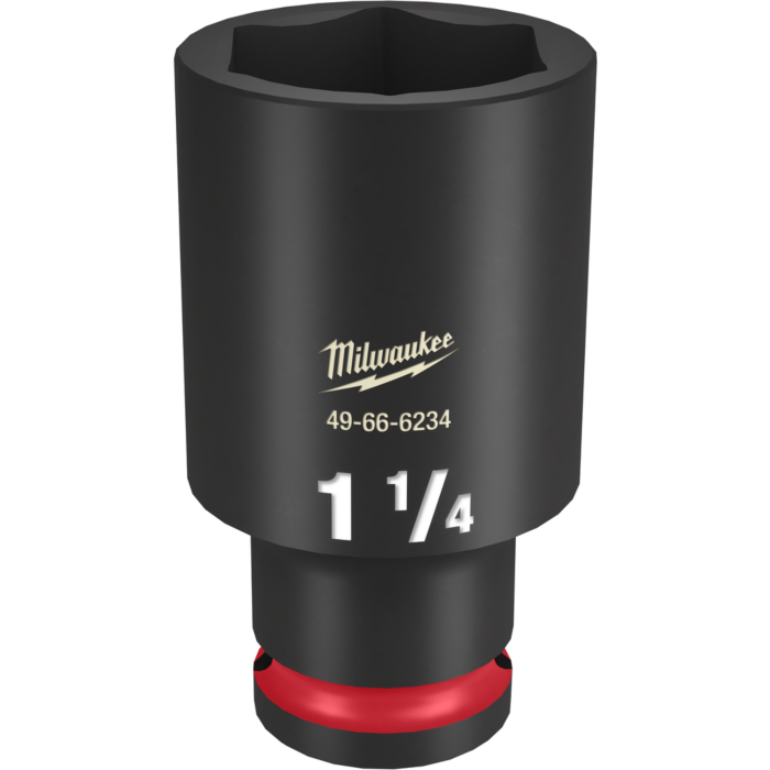 Milwaukee SHOCKWAVE™ Impact Duty 1/2" Drive 1-1/4" Deep 6 Point Socket
