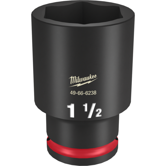 Milwaukee SHOCKWAVE™ Impact Duty 1/2" Drive 1-1/2" Deep 6 Point Socket
