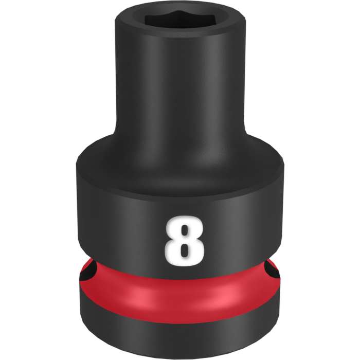 Milwaukee SHOCKWAVE™ Impact Duty 1/2" Drive 8MM Standard 6 Point Socket