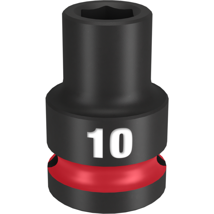Milwaukee SHOCKWAVE™ Impact Duty 1/2" Drive 10MM Standard 6 Point Socket