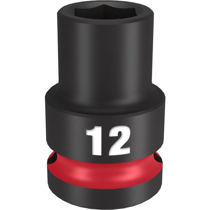 Milwaukee SHOCKWAVE™ Impact Duty 1/2" Drive 12MM Standard 6 Point Socket
