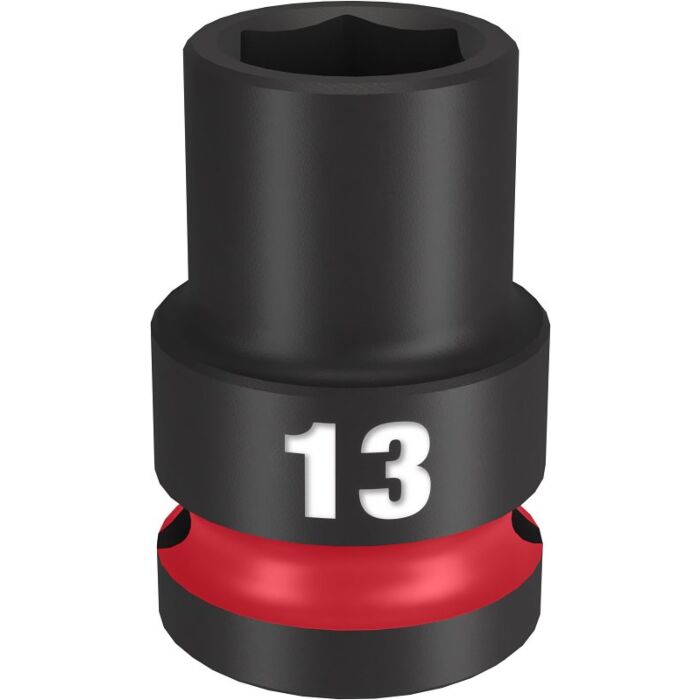 Milwaukee SHOCKWAVE™ Impact Duty 1/2" Drive 13MM Standard 6 Point Socket