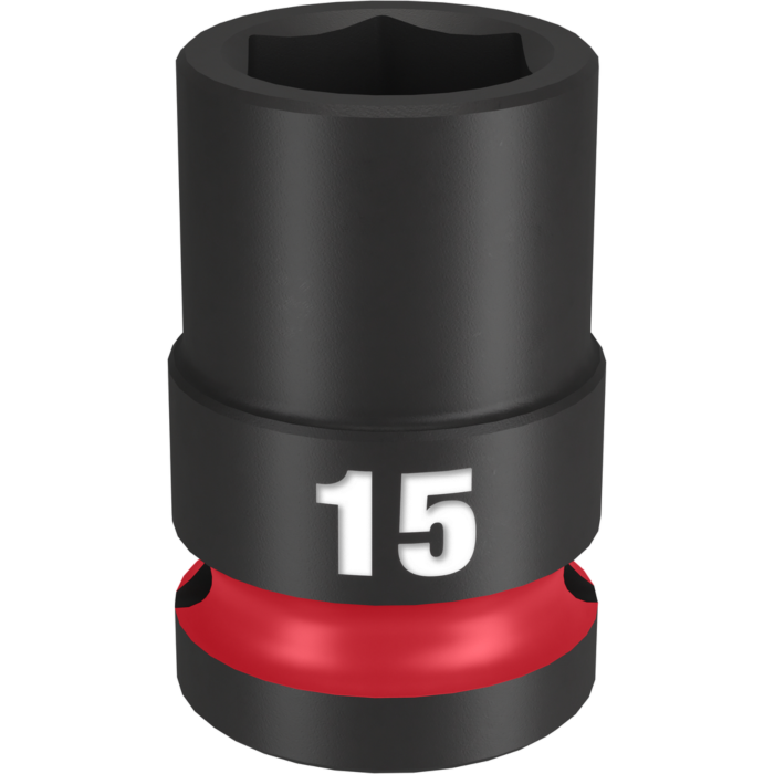 Milwaukee SHOCKWAVE™ Impact Duty 1/2" Drive 15MM Standard 6 Point Socket