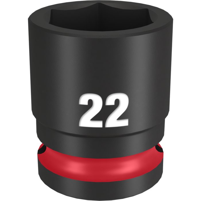 Milwaukee SHOCKWAVE™ Impact Duty 1/2" Drive 22MM Standard 6 Point Socket