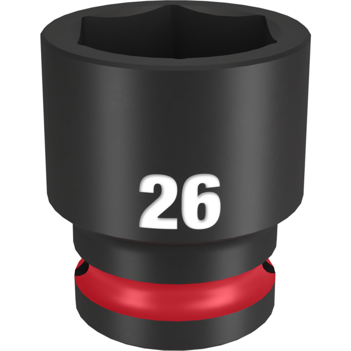 Milwaukee SHOCKWAVE™ Impact Duty 1/2" Drive 26MM Standard 6 Point Socket