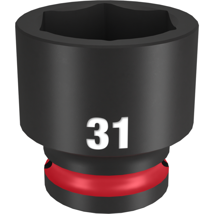Milwaukee SHOCKWAVE™ Impact Duty 1/2" Drive 31MM Standard 6 Point Socket