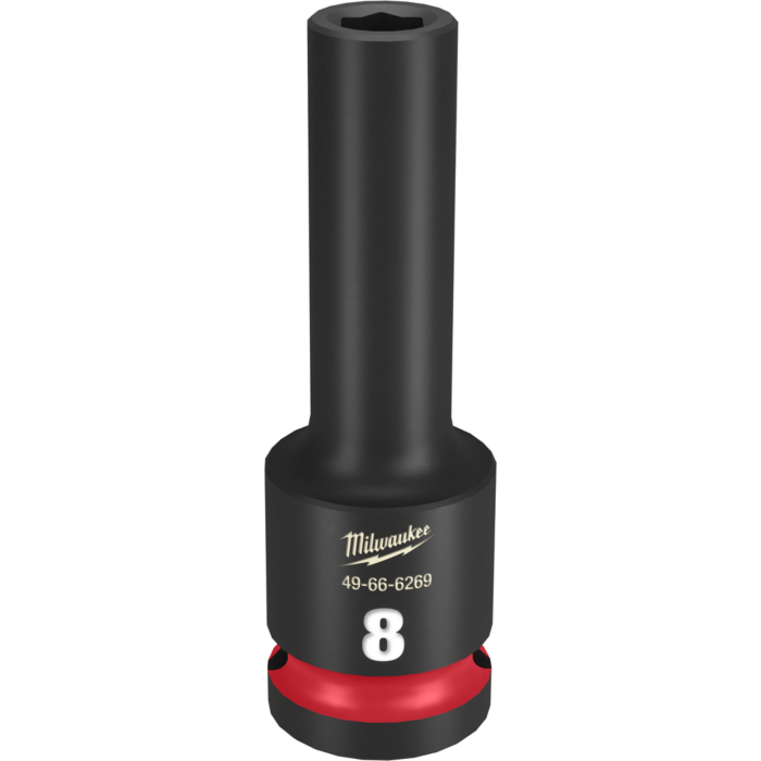 Milwaukee SHOCKWAVE™ Impact Duty 1/2" Drive 8MM Deep 6 Point Socket