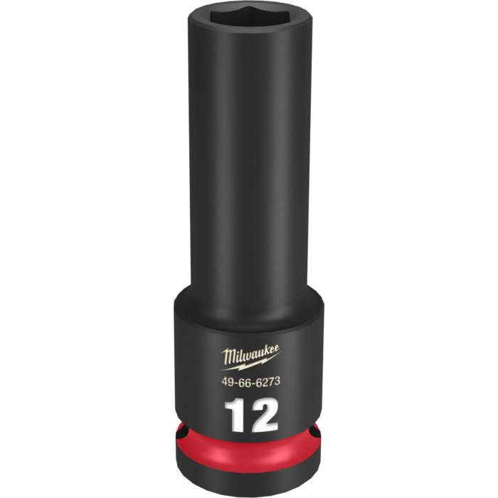 Milwaukee SHOCKWAVE™ Impact Duty 1/2" Drive 12MM Deep 6 Point Socket