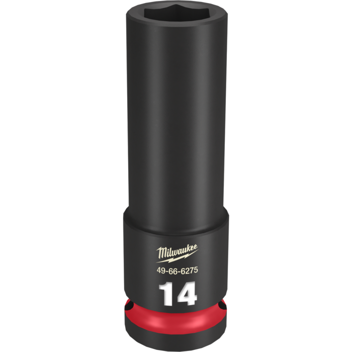 Milwaukee SHOCKWAVE™ Impact Duty 1/2" Drive 14MM Deep 6 Point Socket