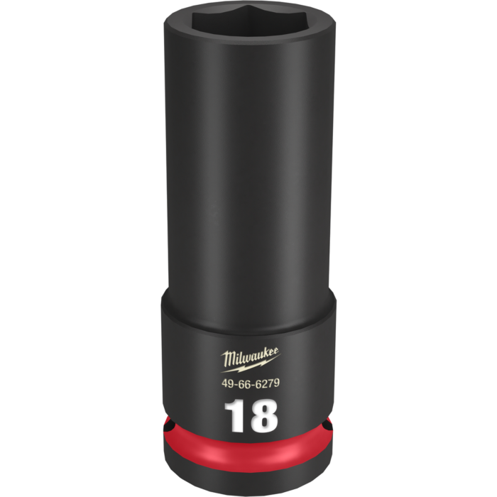 Milwaukee SHOCKWAVE™ Impact Duty 1/2" Drive 18MM Deep 6 Point Socket