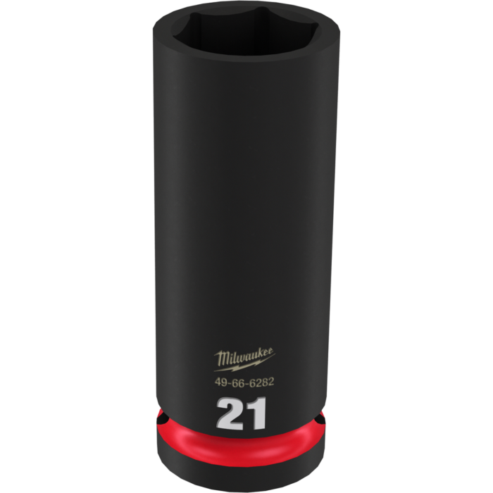 Milwaukee SHOCKWAVE™ Impact Duty 1/2" Drive 21MM Deep 6 Point Socket
