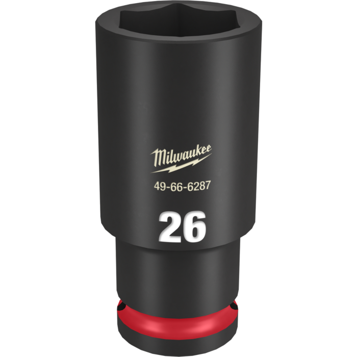 Milwaukee SHOCKWAVE™ Impact Duty 1/2" Drive 26MM Deep 6 Point Socket
