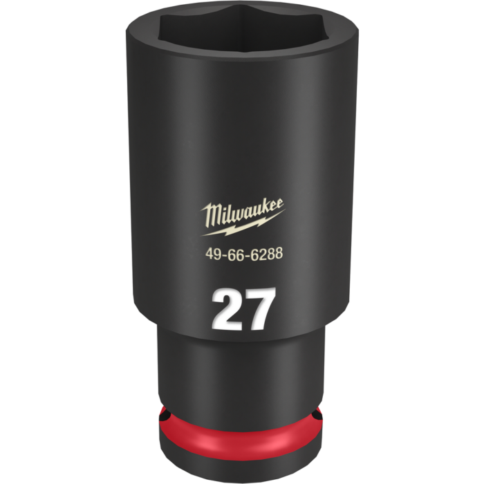 Milwaukee SHOCKWAVE™ Impact Duty 1/2" Drive 27MM Deep 6 Point Socket