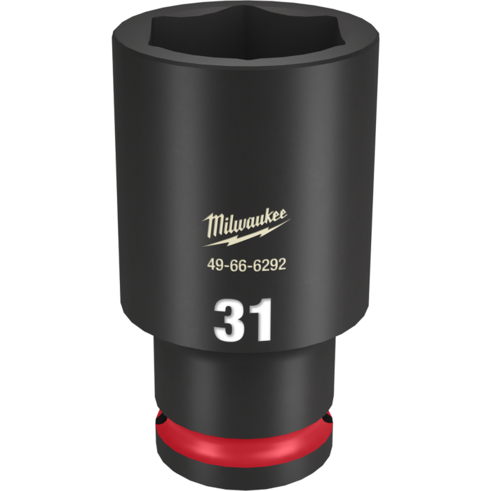 Milwaukee SHOCKWAVE™ Impact Duty 1/2" Drive 31MM Deep 6 Point Socket