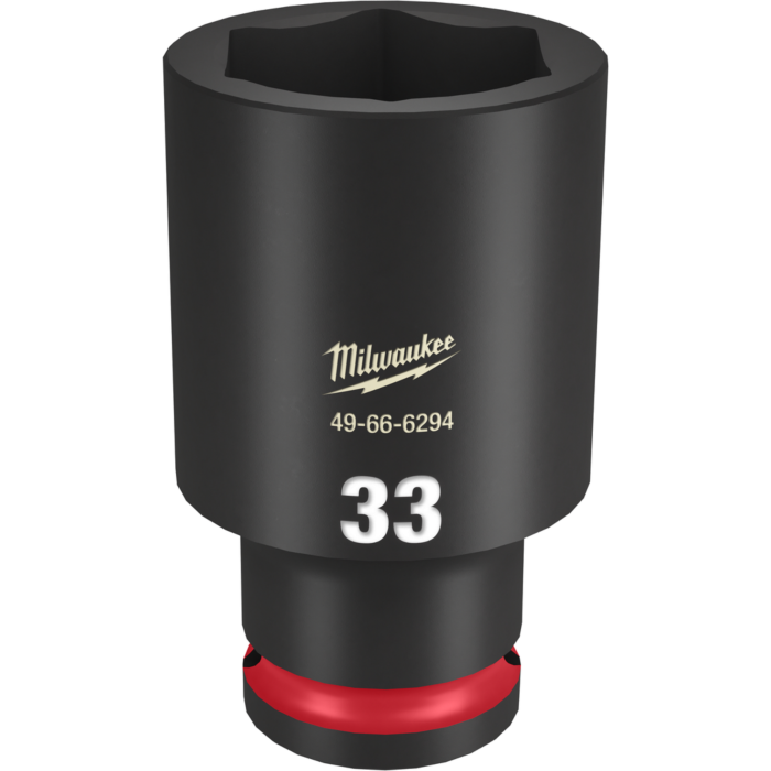 Milwaukee SHOCKWAVE™ Impact Duty 1/2" Drive 33MM Deep 6 Point Socket
