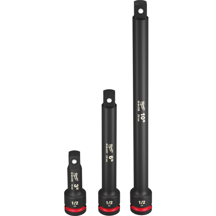 Milwaukee 3PC SHOCKWAVE™ Impact Duty 1/2"Drive Extension Set