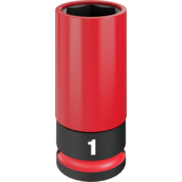 Milwaukee SHOCKWAVE™ Impact Duty 1/2 Drive 1" SAE Lug Nut Wheel Socket