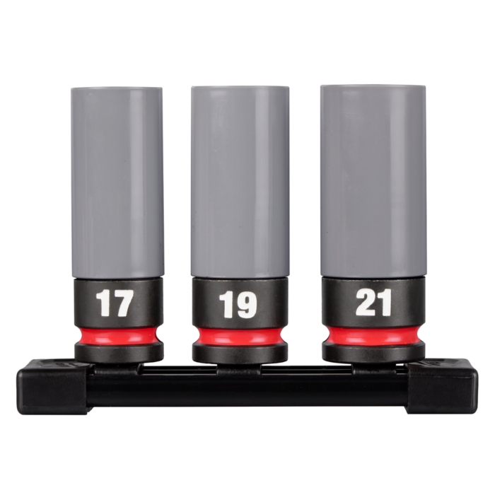Milwaukee SHOCKWAVE™ Impact Duty 1/2 Drive Metric 3PC Lug Nut Wheel Socket Set