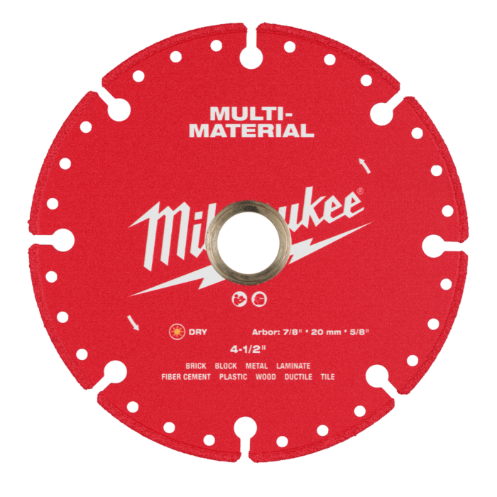 Milwaukee Multi-Material Diamond Blade - 4-1/2 in.
