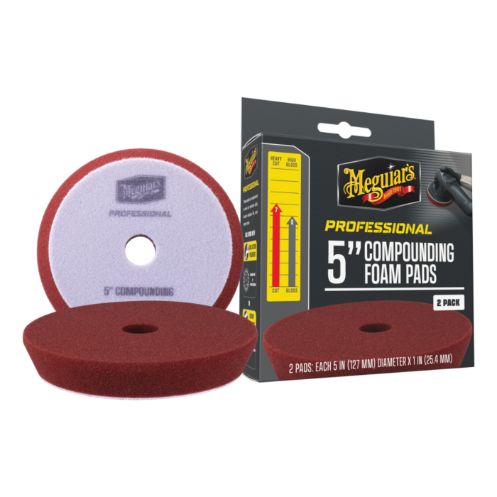 Meguiars Polishing Pad 5" Red 2 pack