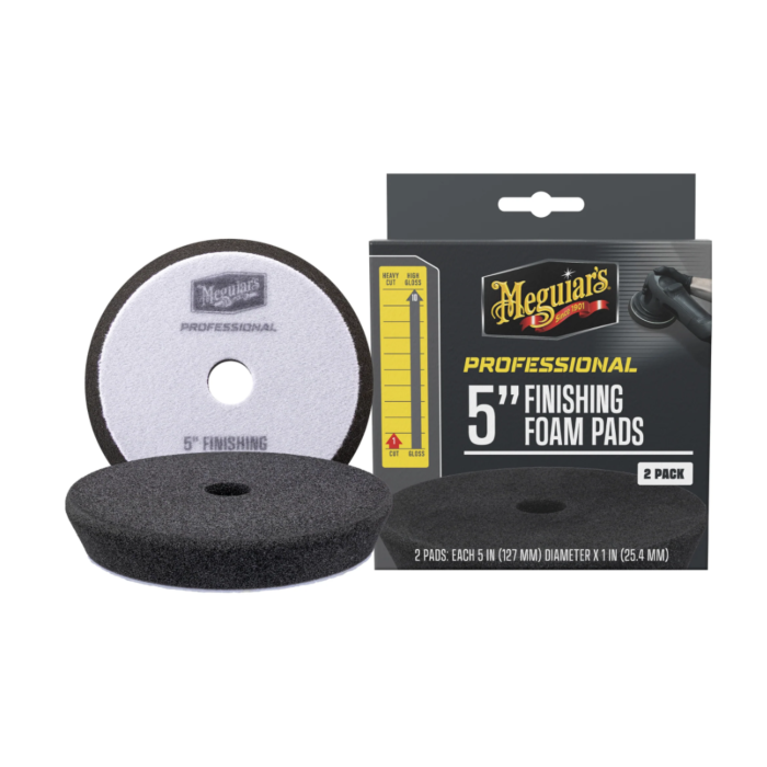 Meguiars Polishing Foam Pad (Black - 2pk) 5 in.