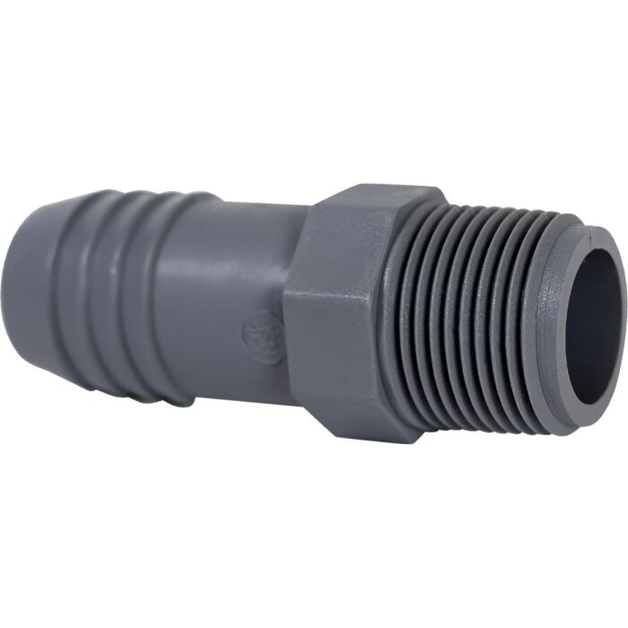Plumbeeze 3/4" x 1" INSERT MALE ADAPTOR - POLY