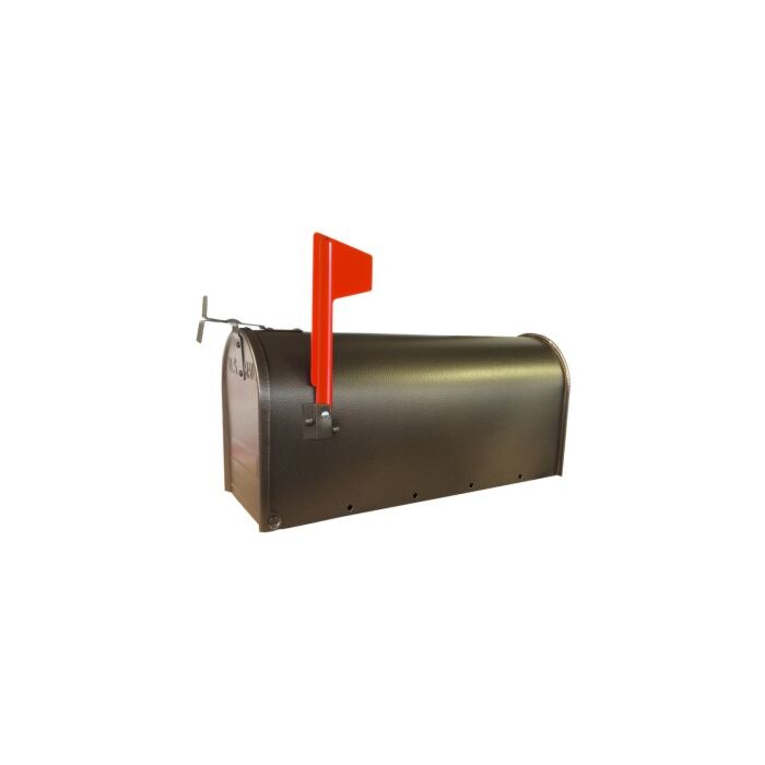 Fulton 18-3/4 in 6-7/8 in 8-3/4 in Standard Post Mount Mailbox