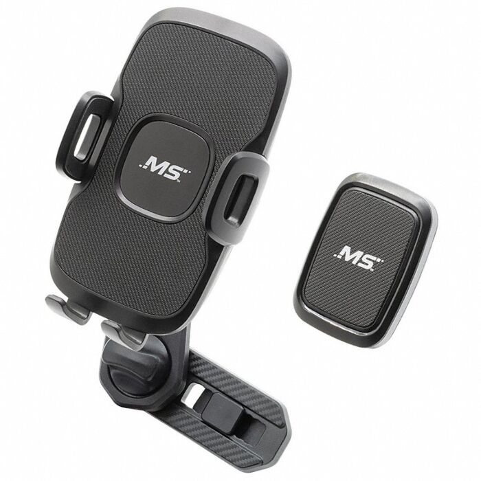 MOBILESPEC® 360 deg Rotation Plastic BlackUniversal Cradle and Magnet Vent Mount