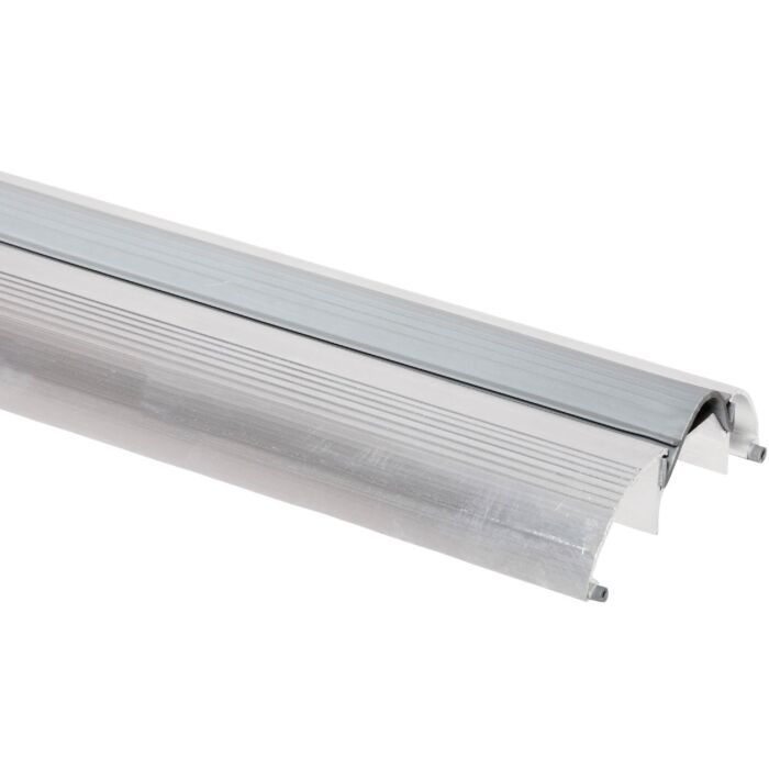 M-D Building Products 3-3/8 In. x 1-1/8 In. x 36 In. Silver Aluminum and Vinyl High-Profile Threshold