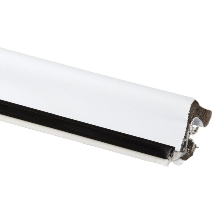 M-D Building Products 81 In. White Vinyl-coated Foam Top and Sides Door Seal for Doors with Kerf/Channel