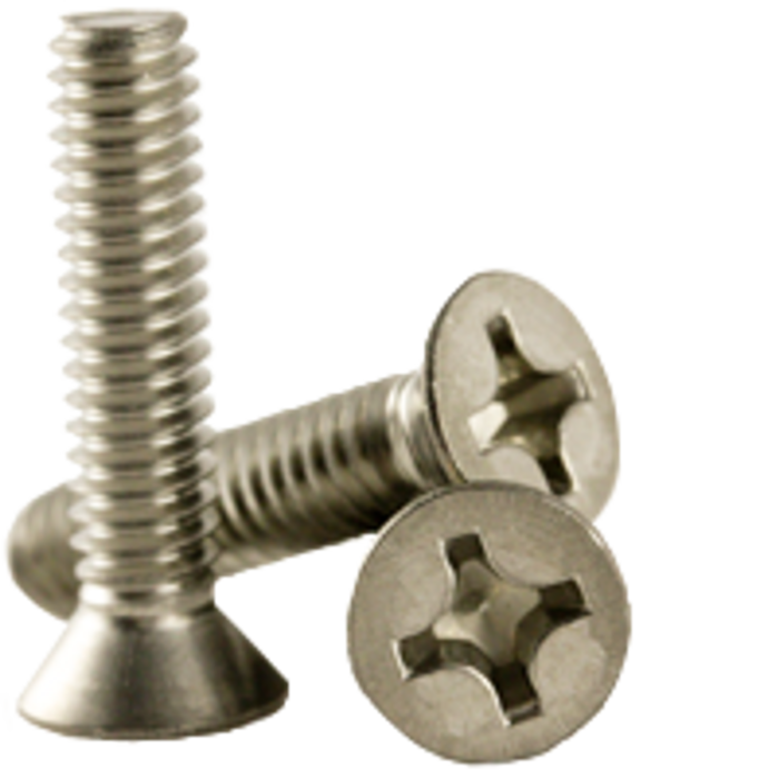 Titan™ 1/4-20 4 in Flat Head Phillips Machine Screw