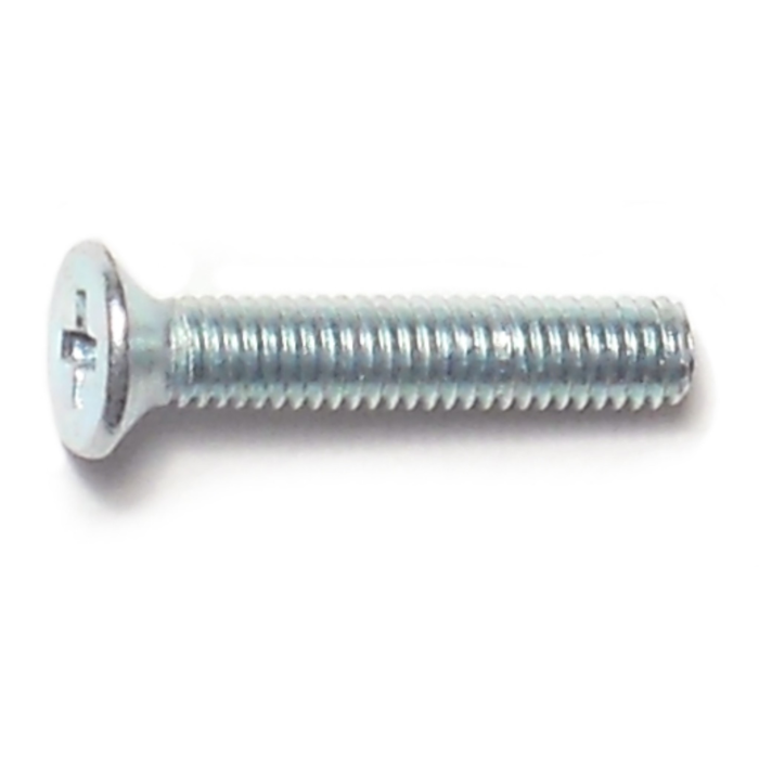 3 mm - 0.50 x 16 mm Phillips Flat Head, Machine Screw, Zinc 