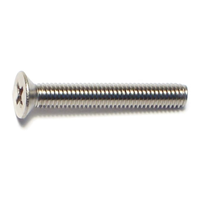3 mm - 0.50 x 20 mm Machine Screw, Phillips Flat Head, Zinc 