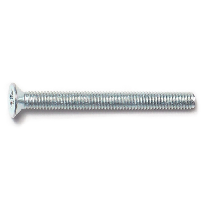 3 mm - 0.50 x 30 mm Phillips Flat Head, Machine Screw, Zinc 