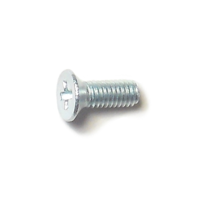 3 mm - 0.50 x 6 mm Phillips Flat Head, Machine Screw, Zinc 