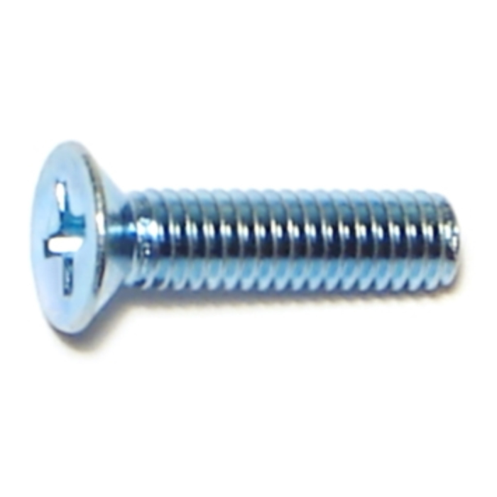 4 mm - 0.70 x 16 mm Phillips Flat Head, Machine Screw, Zinc 