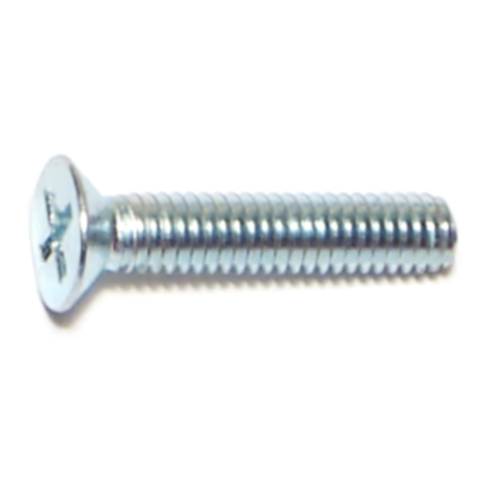 4 mm - 0.70 x 20 mm Phillips Flat Head, Machine Screw, Zinc 
