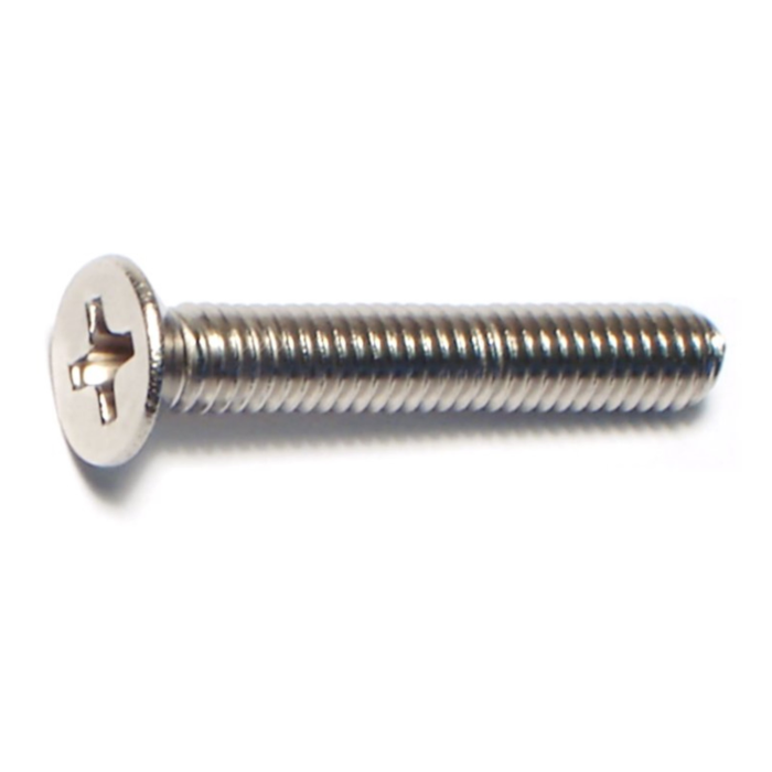 4 mm - 0.70 x 25 mm Machine Screw, Phillips Flat Head, Zinc 