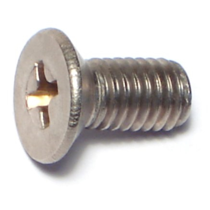 5 mm - 0.80 x 10 mm Machine Screw, Phillips Flat Head, Stainless Steel 