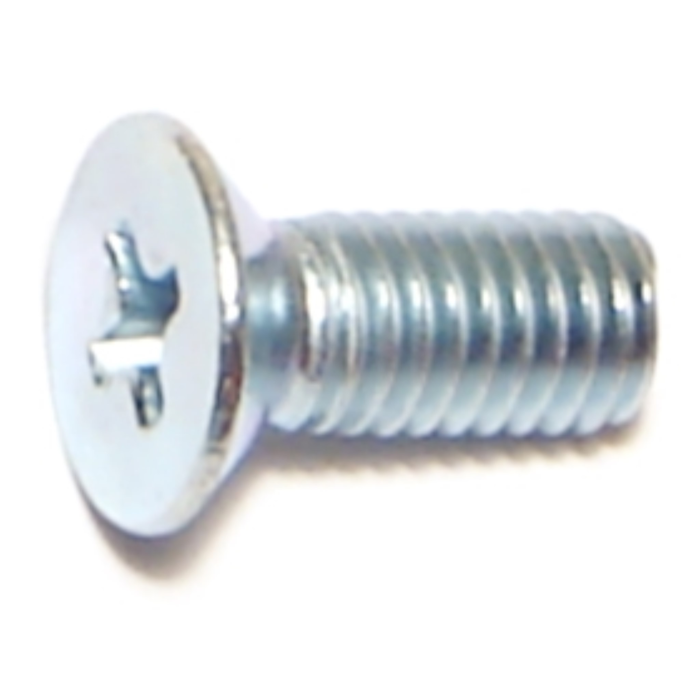 5 mm - 0.80 x 12 mm Phillips Flat Head, Machine Screw, Zinc 