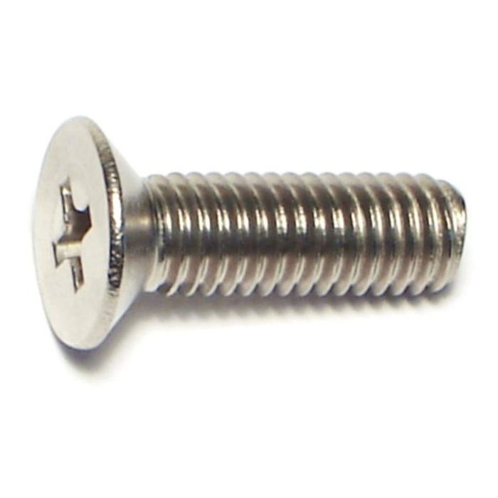 5 mm - 0.80 x 16 mm Machine Screw, Phillips Flat Head, Stainless Steel 