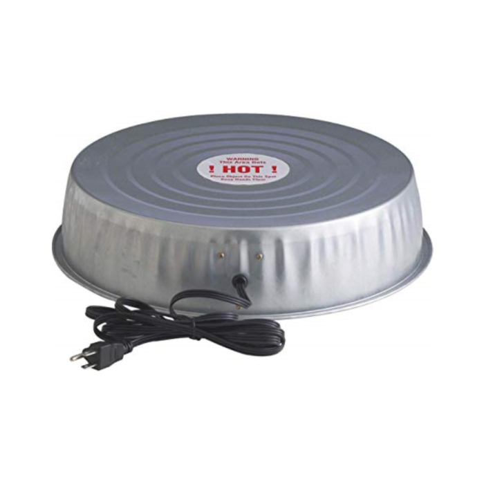Little Giant Products 16.25 in Dia x 3.687 in H Galvanized Steel Material Electric Heater Base