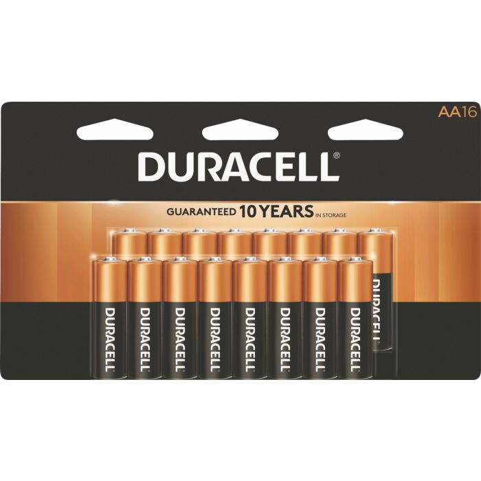 DuraCell CopperTop AA Alkaline Battery (16-Pack)